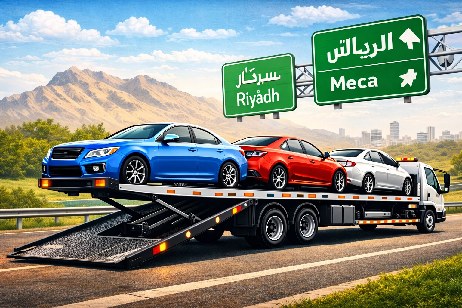 نقل سيارات بين المدن